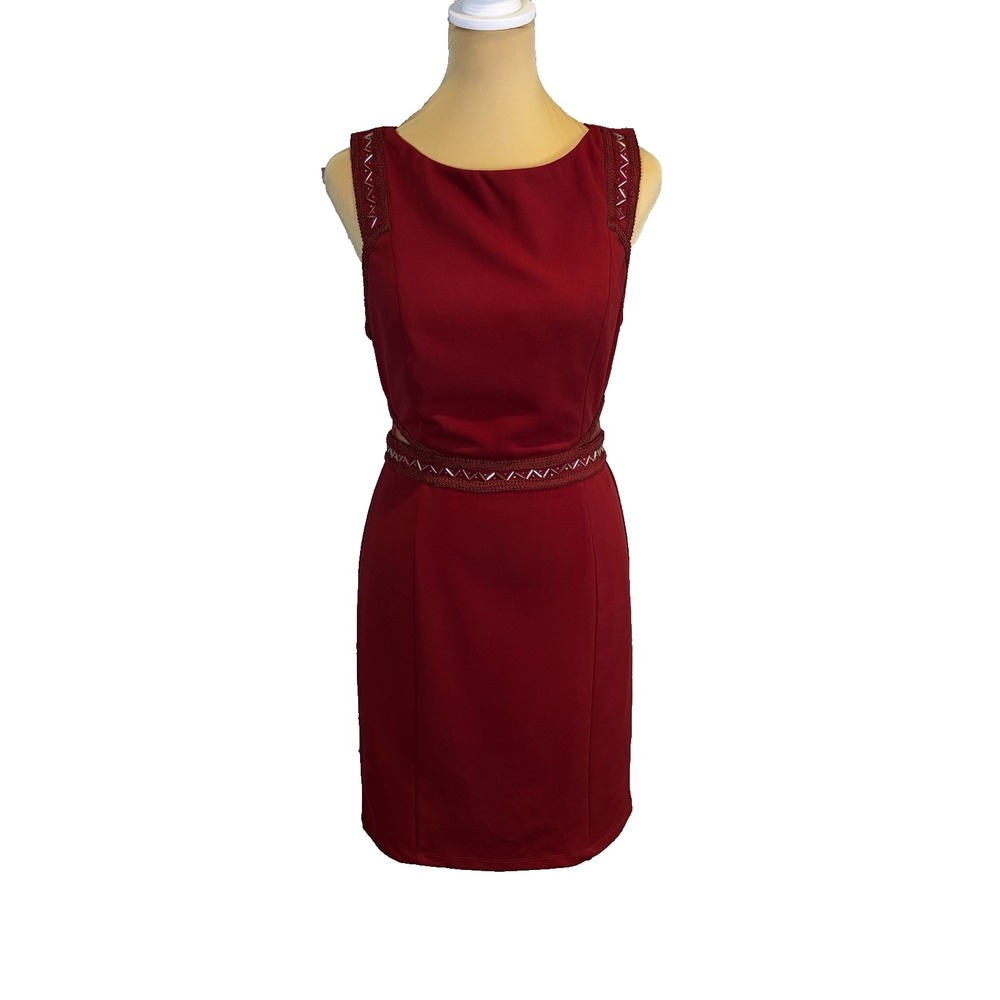 NikiBiki Woman's Dress Size M Red Holiday Party New Year's Event Going‎ Out Club